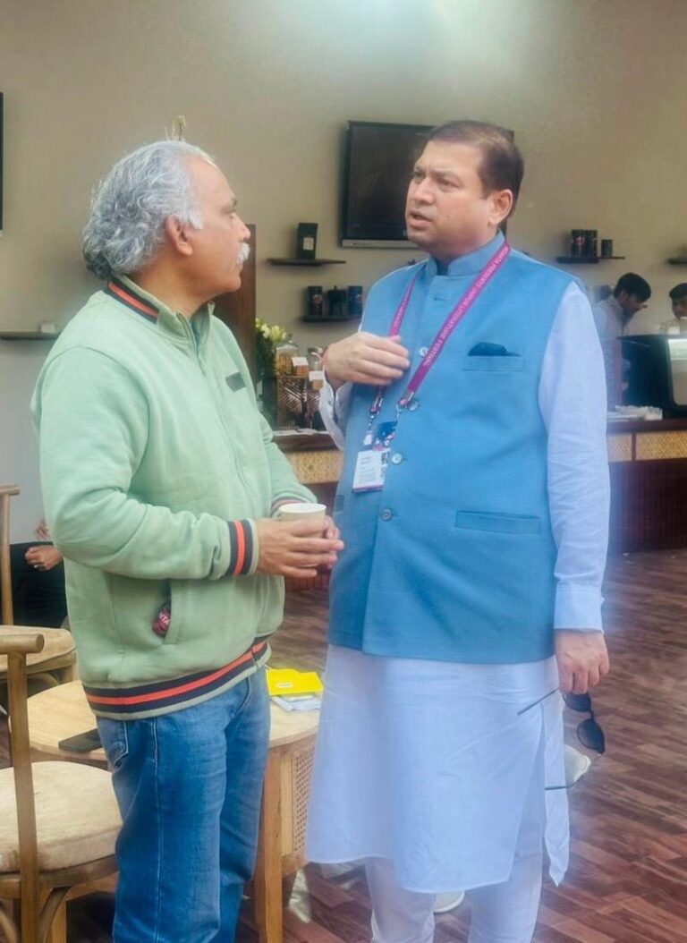 Sundeep Bhutoria with L.P. Pant