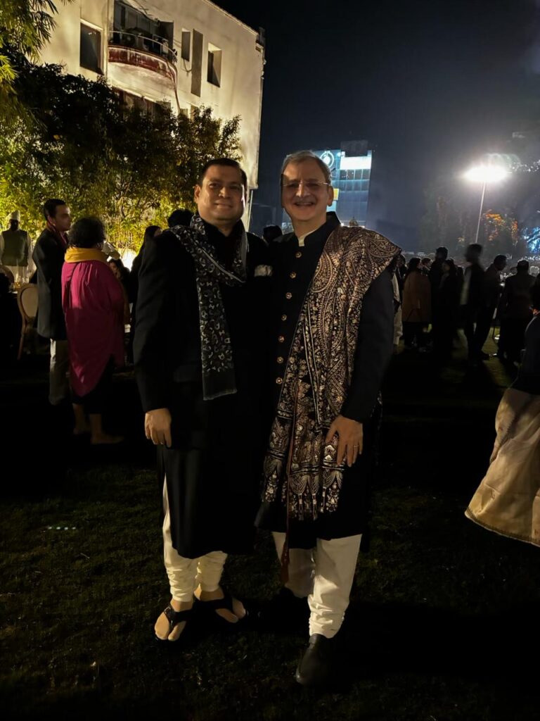 Sundeep Bhutoria with Rahul Kapur