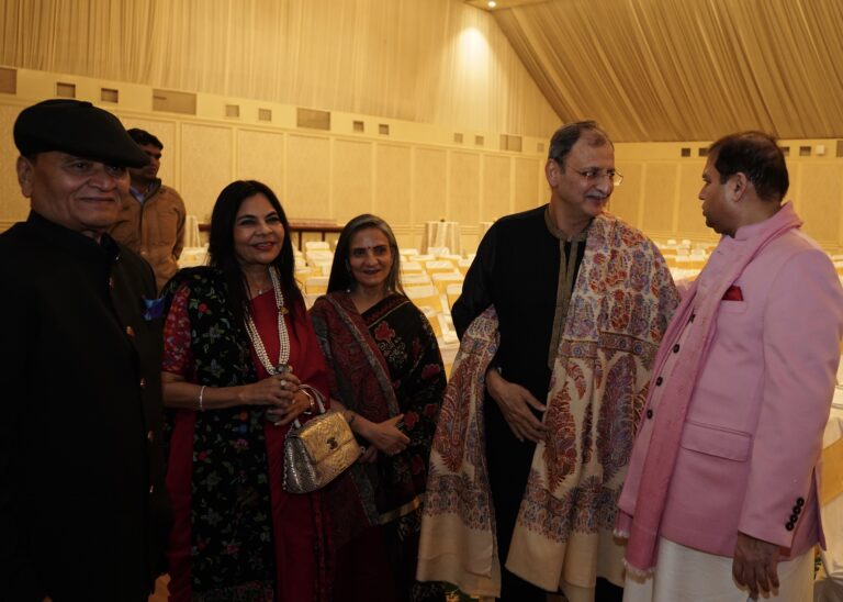 Sundeep Bhutoria with Rupender Periwal, Jayshree Periwal, Mita Kapur and Rahul Kapur