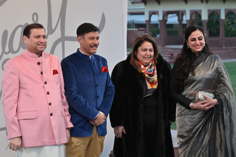 Sundeep Bhutoria with Saurabh Kakkar, Manju Sharma and Vinnie Kakkar