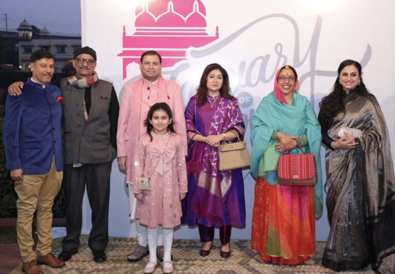 Sundeep Bhutoria with Saurabh Kakkar, Thakur Ram Pratap Singh Diggi, Aavya M Bhutoria, Manjari Bhutoria, Jyotika Kumari Diggi and Vinnie Kakkar