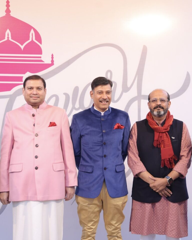 Sundeep Bhutoria with Saurabh Kakkar and Sandeep Verma