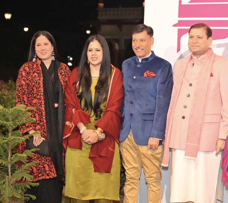 Sundeep Bhutoria with Surbhi, Shruti Mishra and Saurabh Kakkar