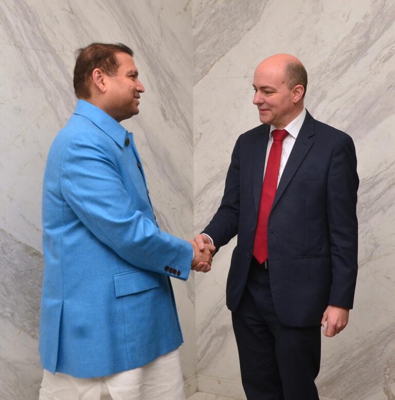 Sundeep Bhutoria with Thierry Morel, Consul General of France in Kolkata