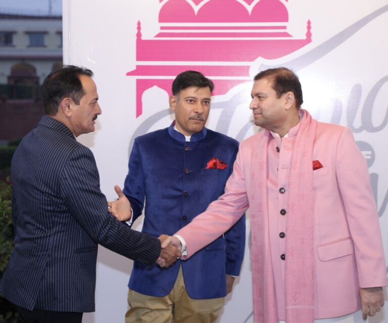 Sundeep Bhutoria with VP Singh