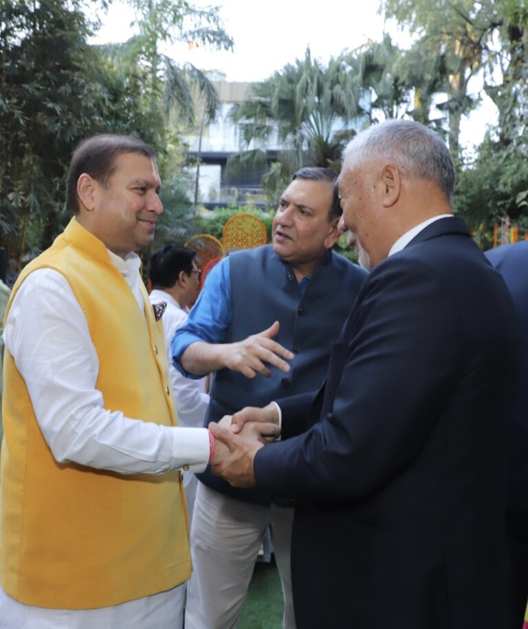 Sundeep Bhutoria with Major General Vetsop Namgyel, ambassador of Bhutan to India