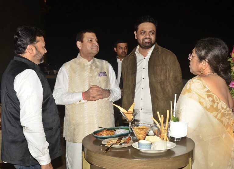 Sundeep Bhutoria with Soumyojit Das, Sourendro Mullick and Tanusree Shankar
