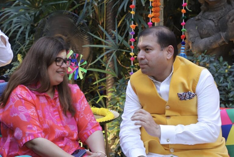 Sundeep Bhutoria with Kangan Bhalla