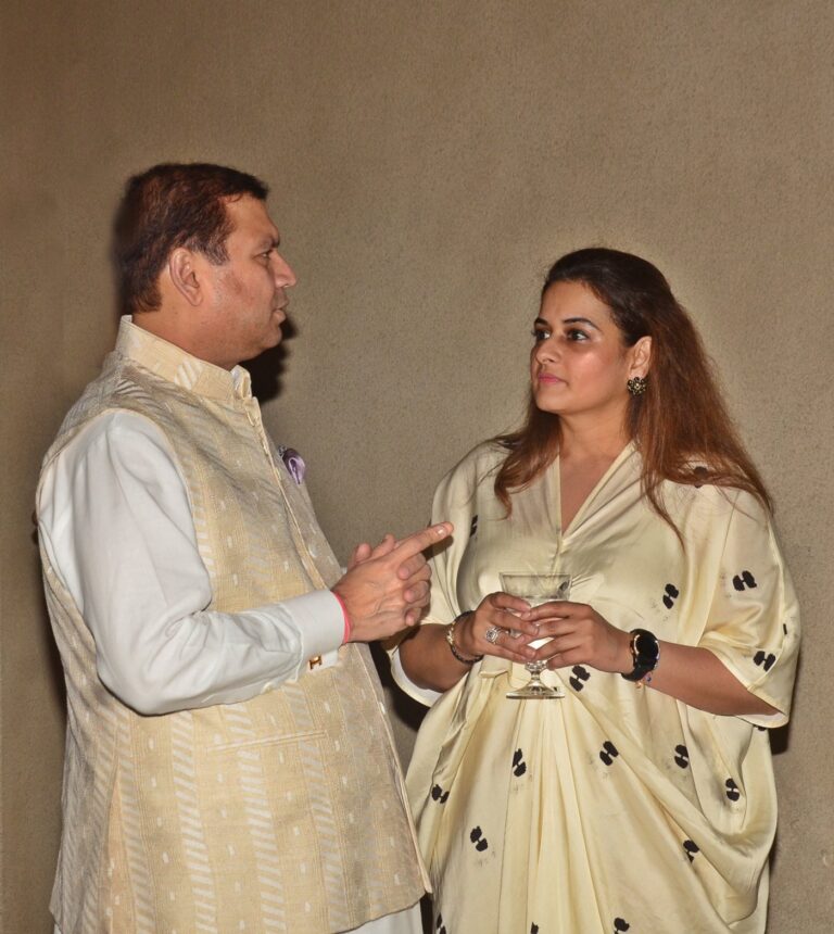 Sundeep Bhutoria with Shefali Rawat Agarwal
