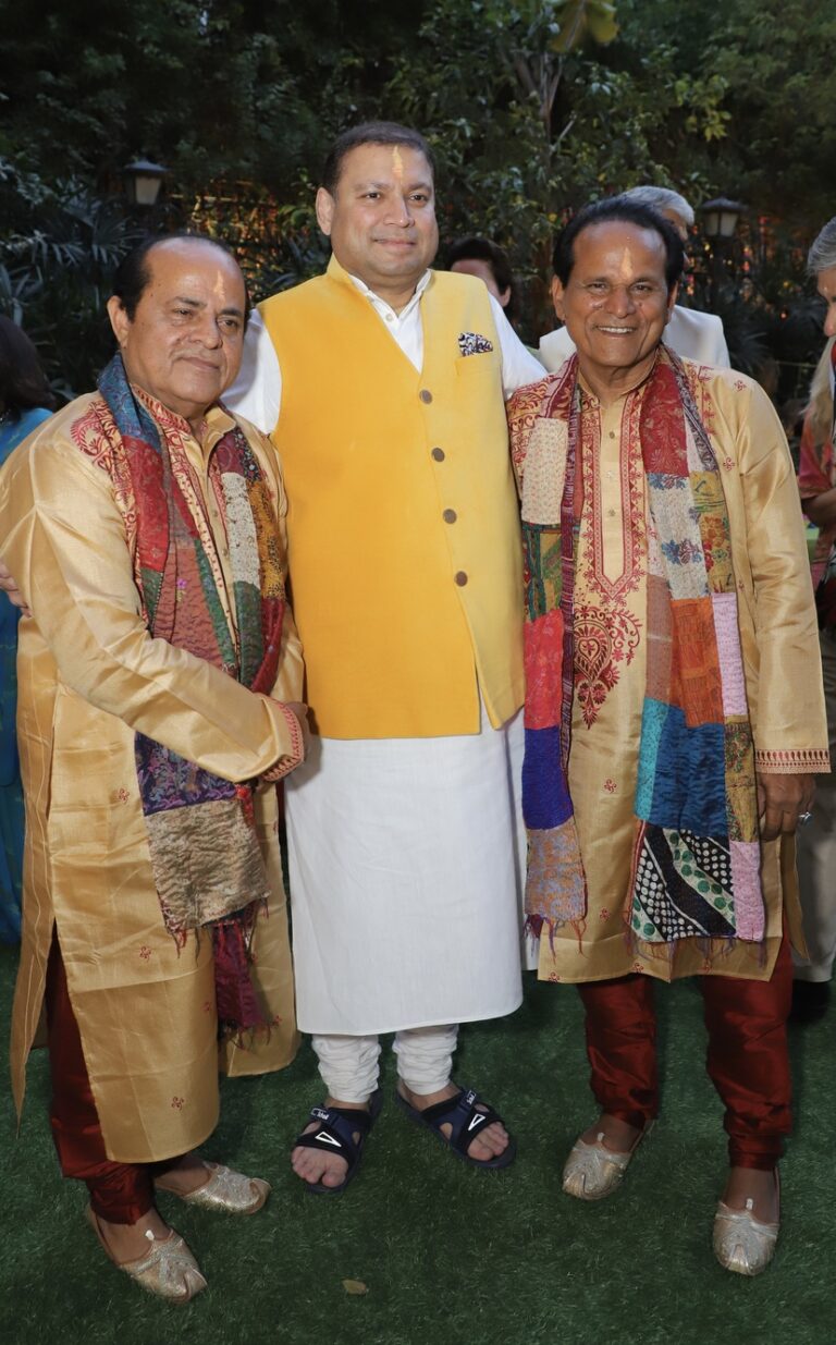 Sundeep Bhutoria with Ali Ghani brothers