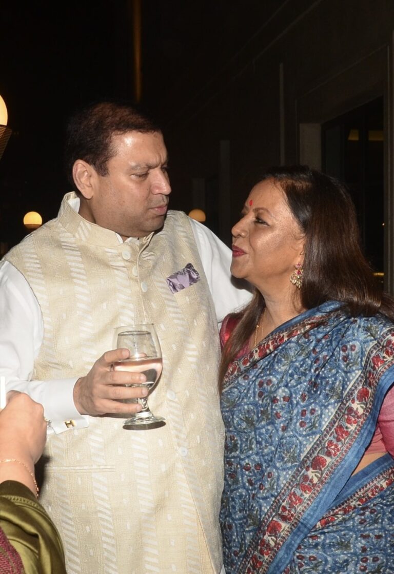 Sundeep Bhutoria with Sangeeta Datta