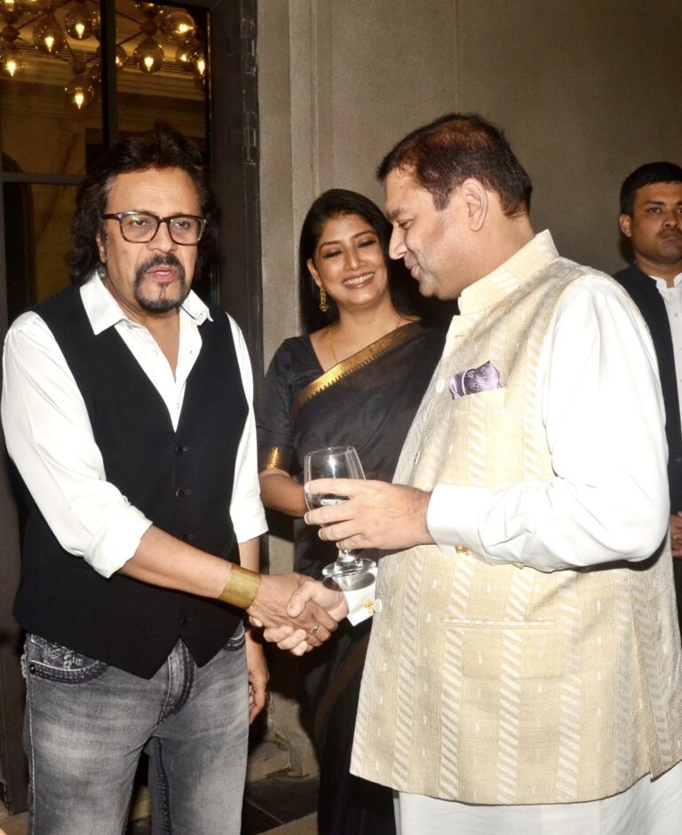 Sundeep Bhutoria with Bickram Ghosh and Jayaseal Ghosh