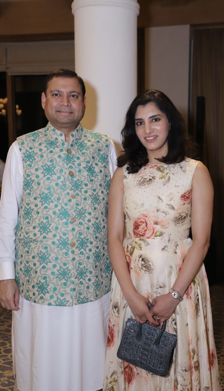 Sundeep Bhutoria with Neha Desai