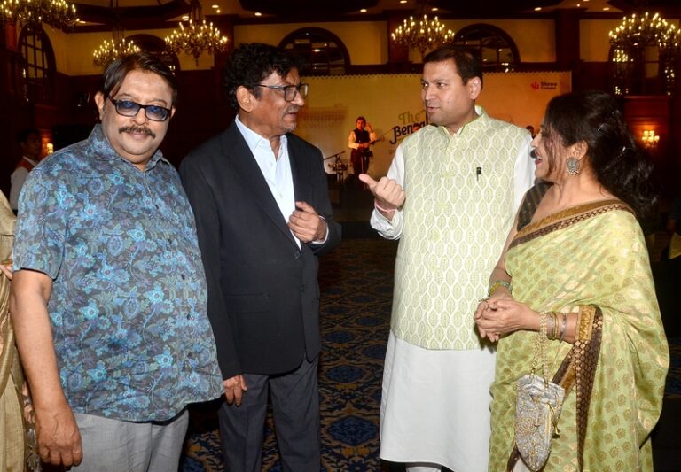 Sundeep Bhutoria with Ashoke Viswanathan, Goutam Ghose and Madhumanti Maitra