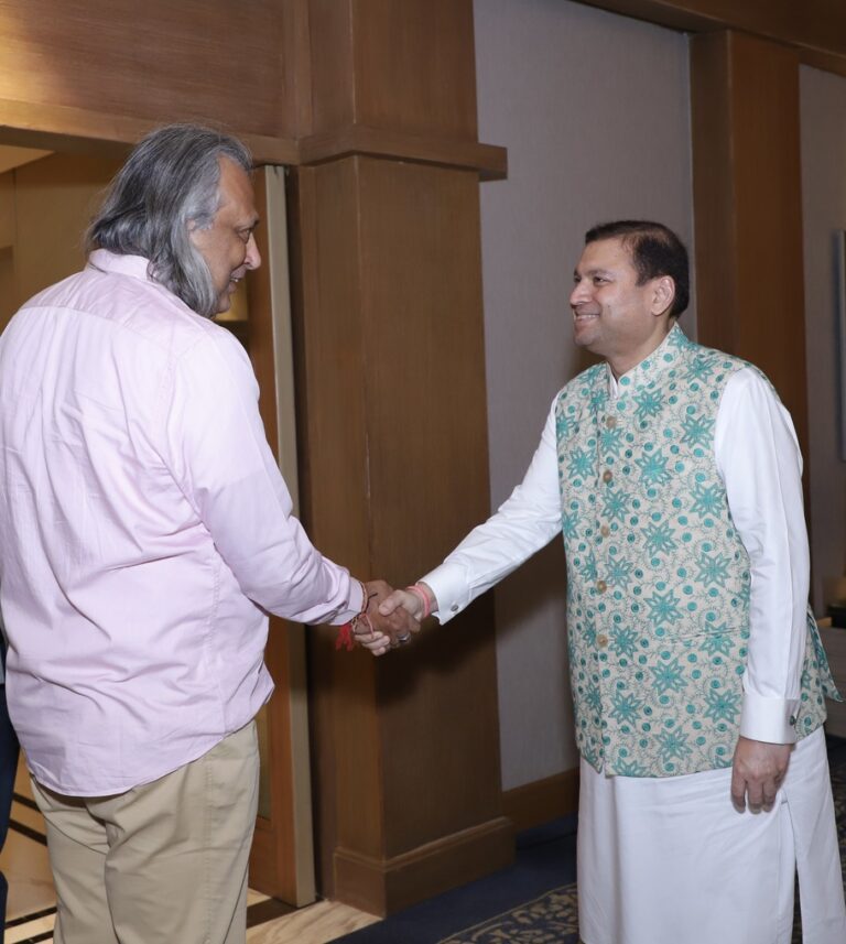 Sundeep Bhutoria with Sameer Bhasin