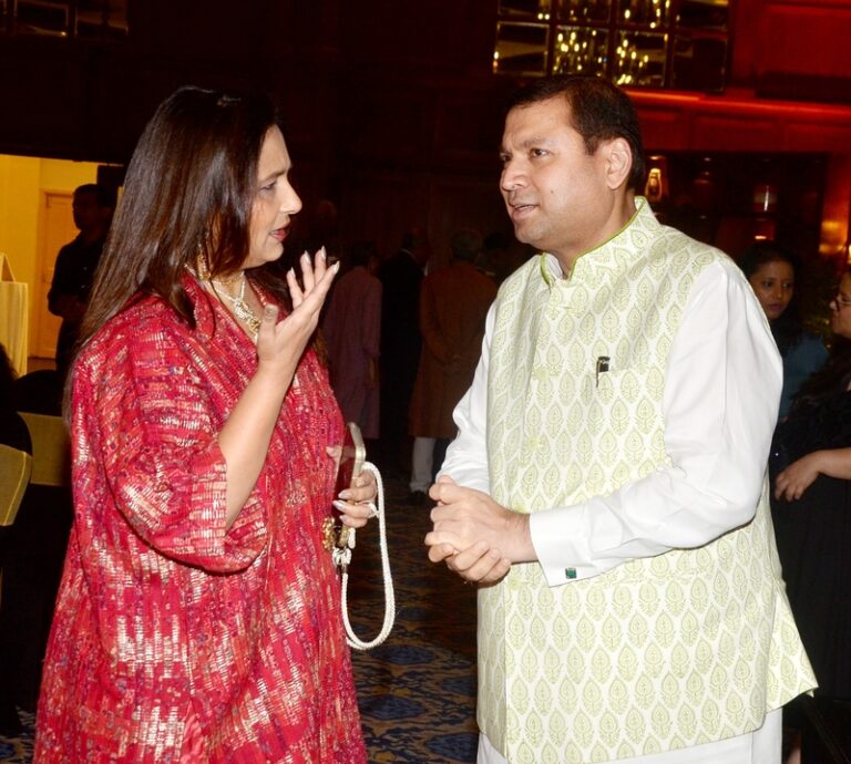 Sundeep Bhutoria with Ritu Almal