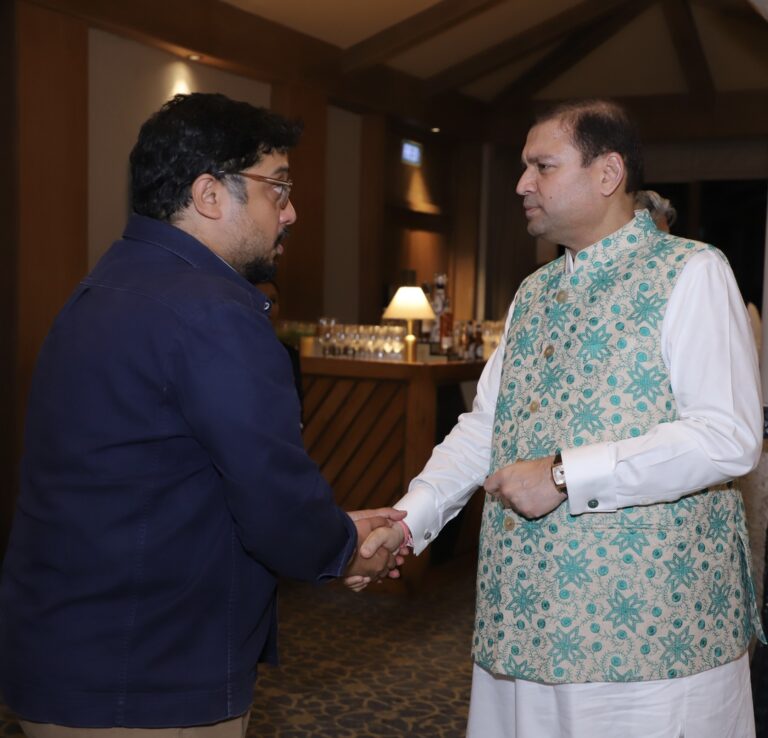 Sundeep Bhutoria with Arnab Chatterjee