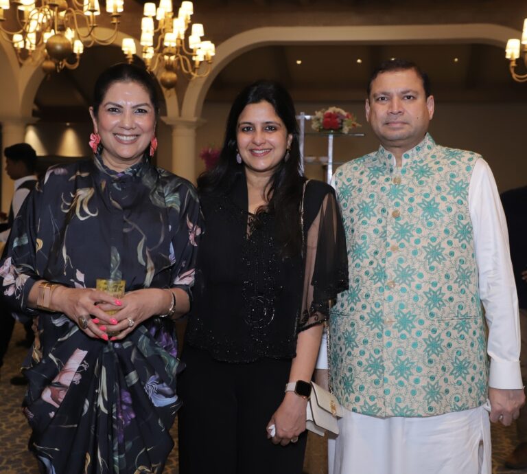 Sundeep Bhutoria with Dipali Bhasin and Pooja Marwah