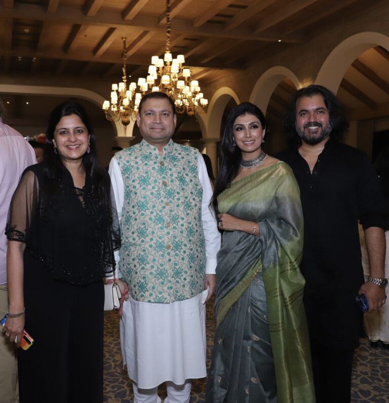 Sundeep Bhutoria with Pooja Marwah, Shinjini Kulkarani and Sagar