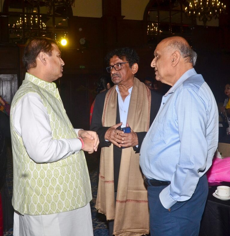Sundeep Bhutoria with HM Bangur and Goutam Ghose