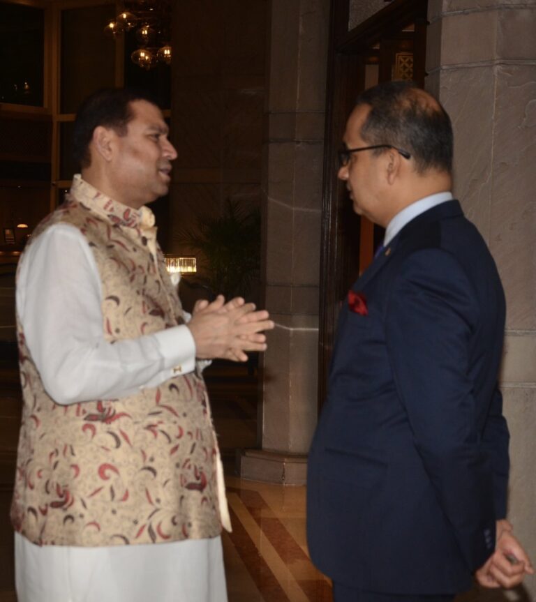 Sundeep Bhutoria with Parvinder Bual