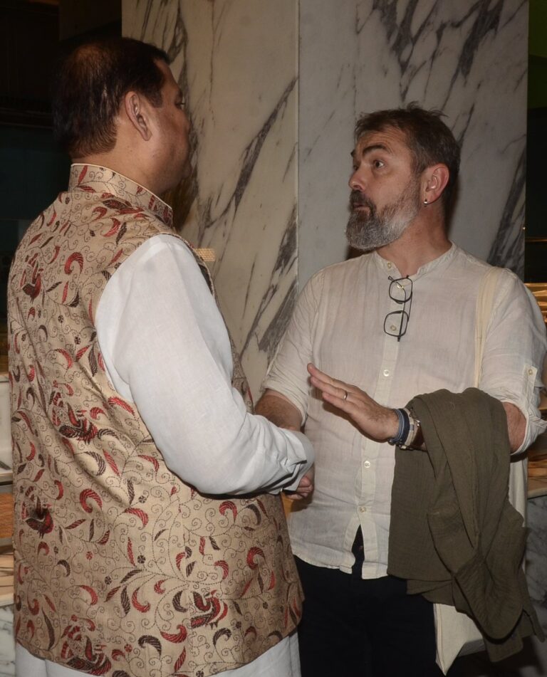 Sundeep Bhutoria with Dr Fabien Chartier