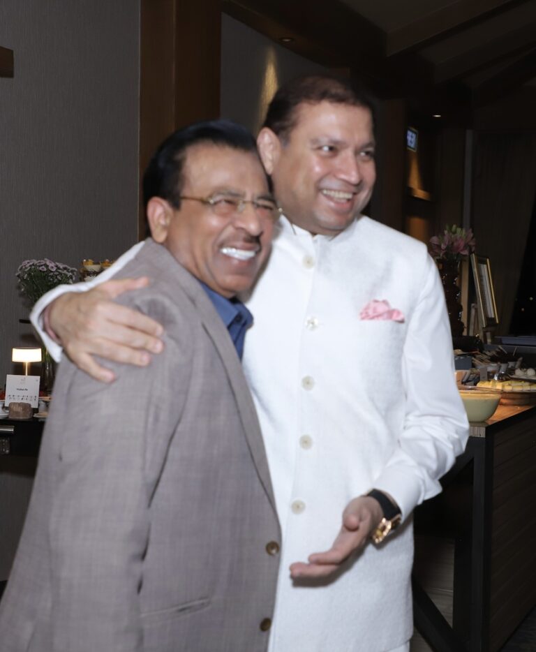 Sundeep Bhutoria with Ghanshyam Sarda