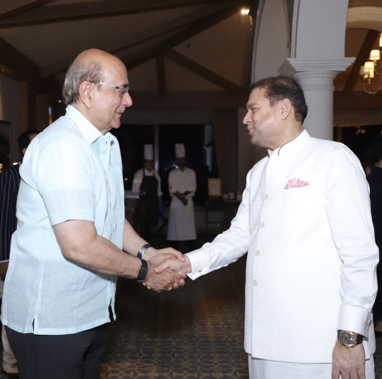 Sundeep Bhutoria with Justice Sudharshan Misra (retd)