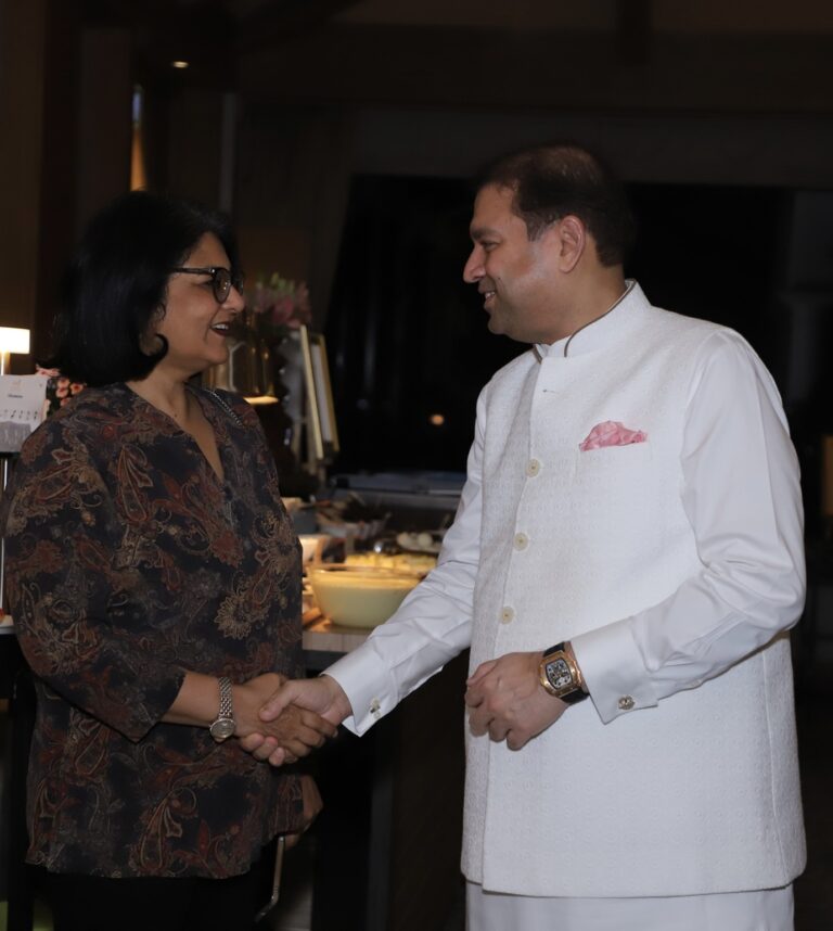 Sundeep Bhutoria with Priya Sehgal