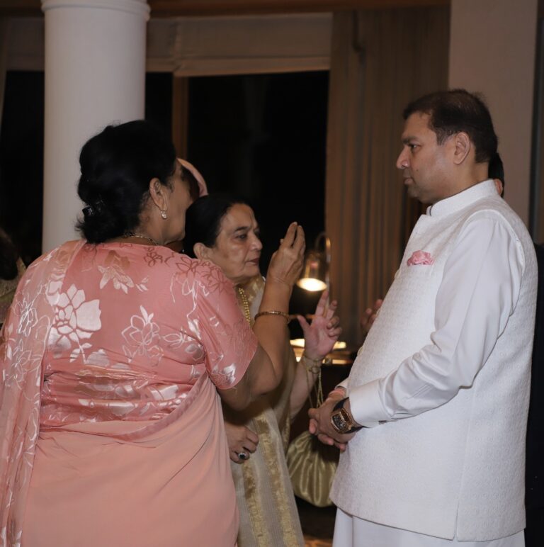 Sundeep Bhutoria with Renuka Chowdhury and Karuna Goenka