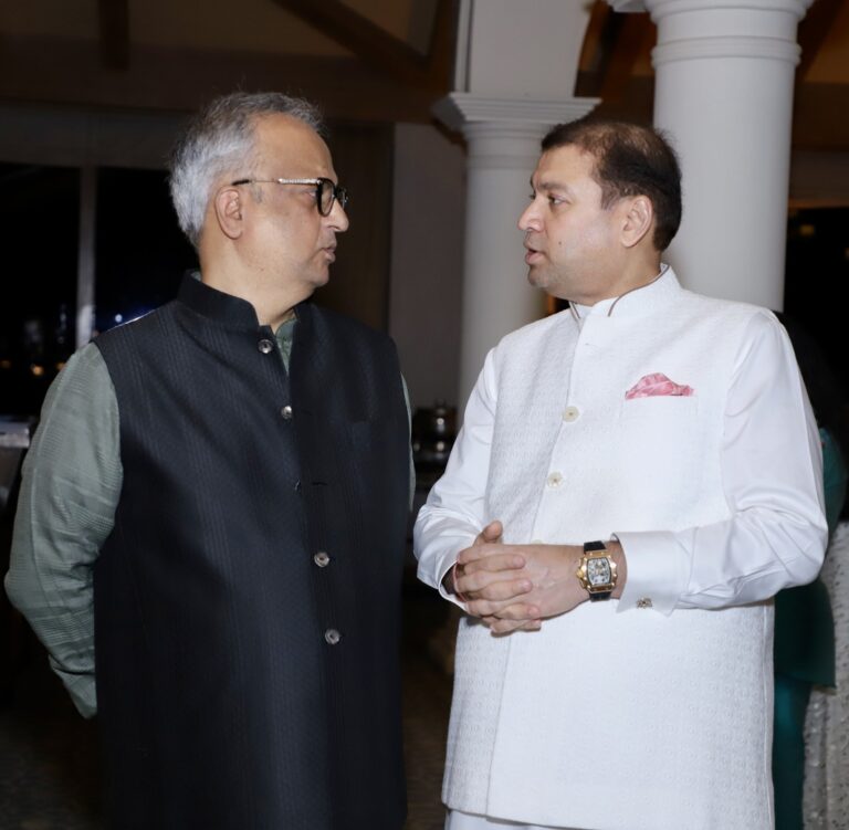 Sundeep Bhutoria with Siddharth Rampuria