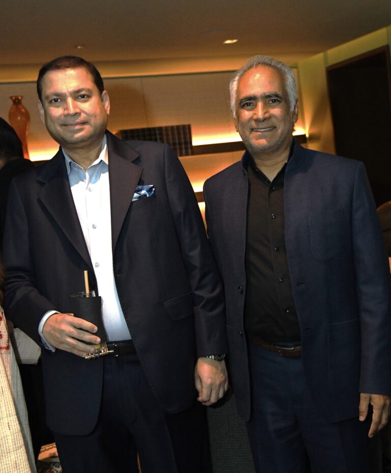 Sundeep Bhutoria with Sundaram Tagore