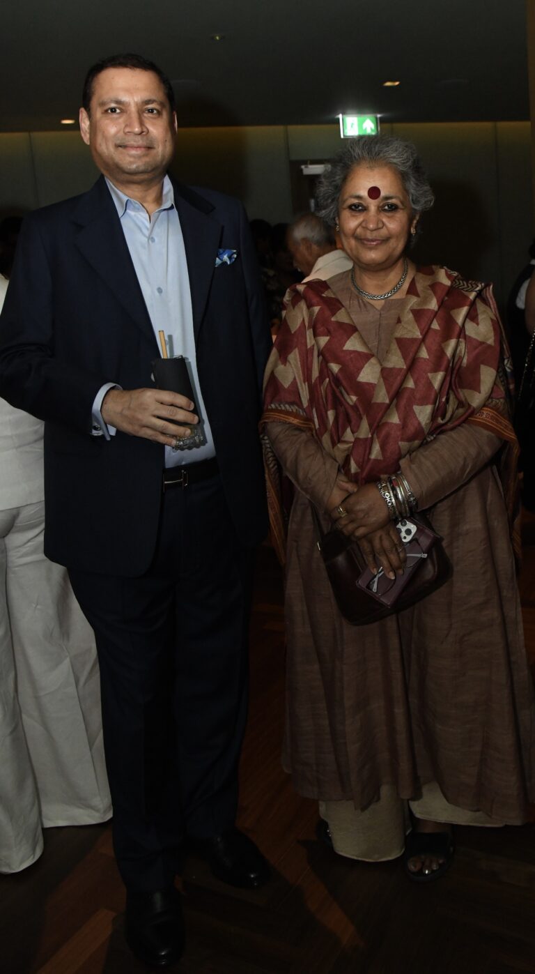 Sundeep Bhutoria with Mira Kaushik