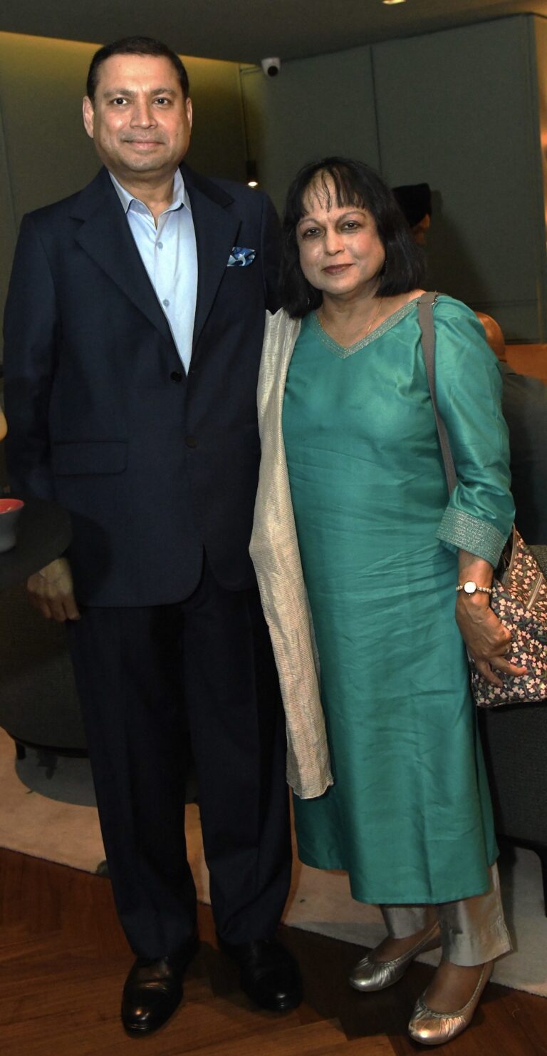 Sundeep Bhutoria with Dr Bashabi Fraser, CBE