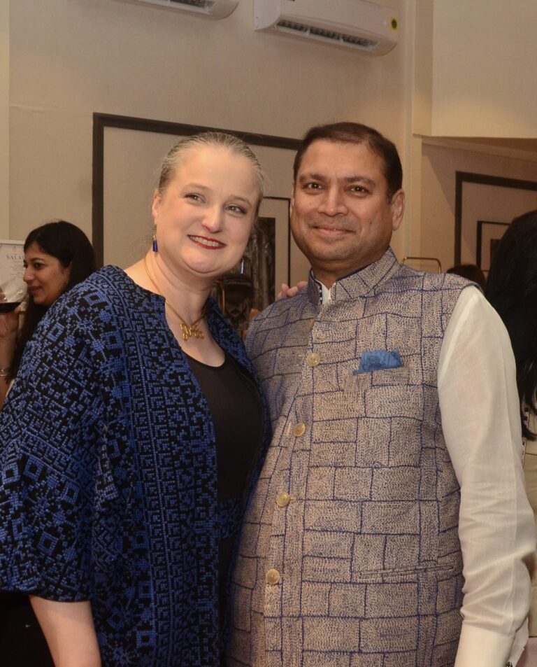 Sundeep Bhutoria with Elizabeth Lee