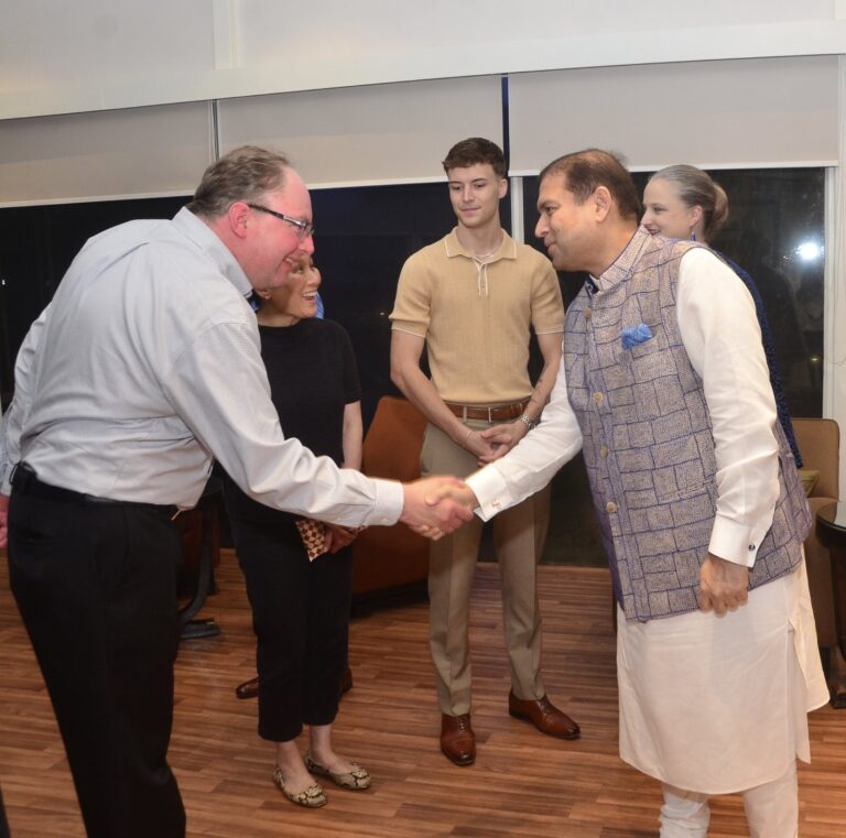 Sundeep Bhutoria with Matthew Weitz