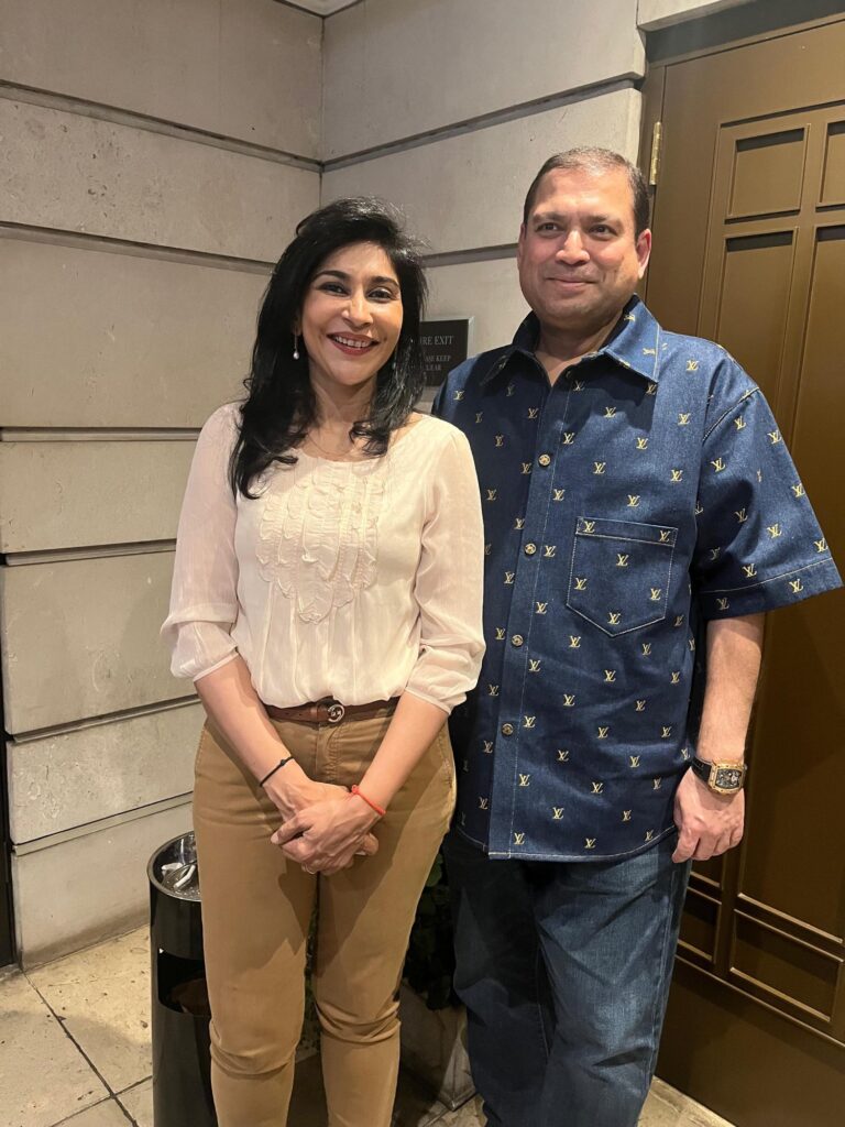 Sundeep Bhutoria with Chandrika Kumari