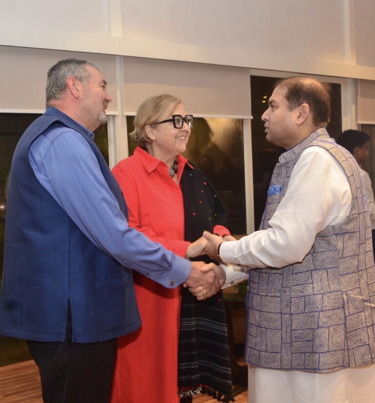 Sundeep Bhutoria with Barbara Voss and Franz Kemper