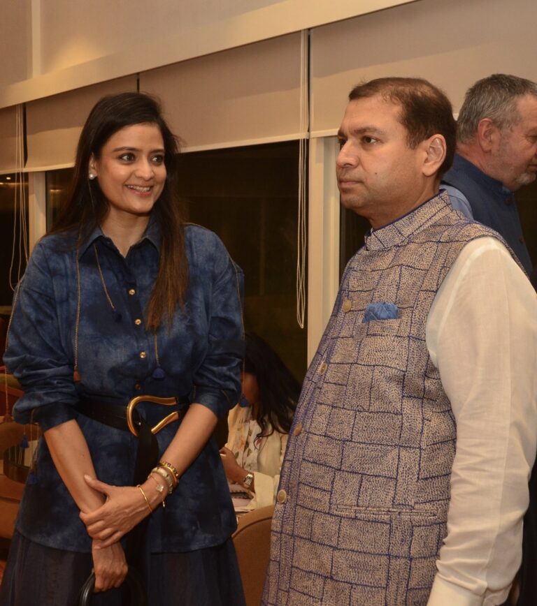 Sundeep Bhutoria with Neha Arya