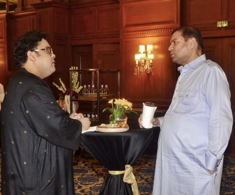 Sundeep Bhutoria with Indrayudh Majumdar