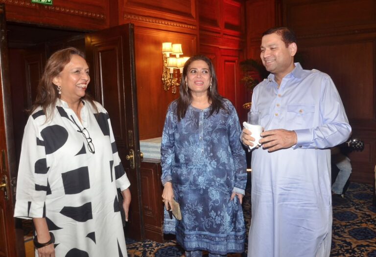 Sundeep Bhutoria with Mukul Agarwal and Abhilasha Sethia