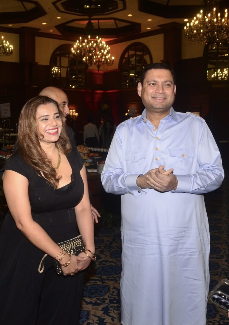 Sundeep Bhutoria with Mansi Dave