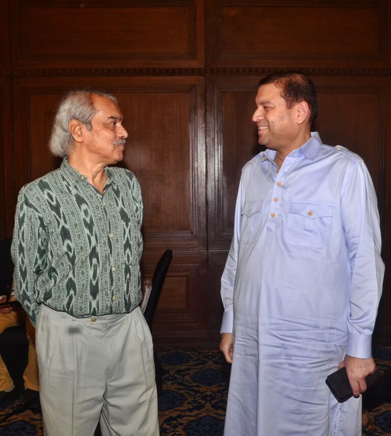 Sundeep Bhutoria with Prof Ananda Lal