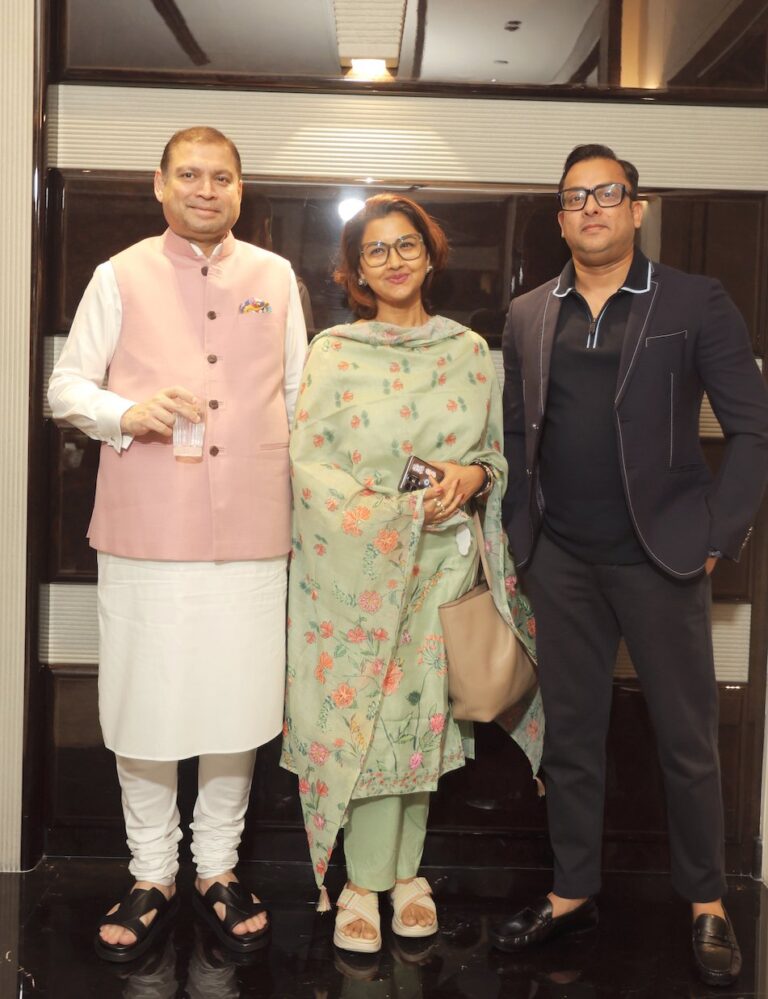 Sundeep Bhutoria with Rachna Banerjee and Probal Basu