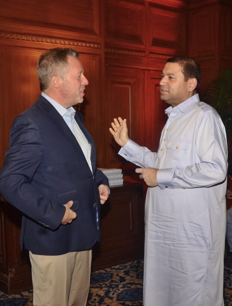 Sundeep Bhutoria with Dr Claus Heimes, Director of Max Mueller Bhavan Kolkata